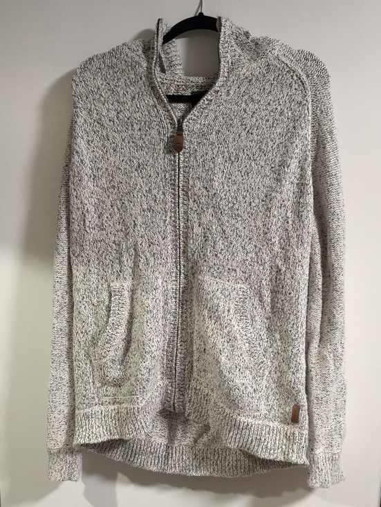 Roots Other - Root's Men's Neutral Marled Full-Zip Sweater Hoodie